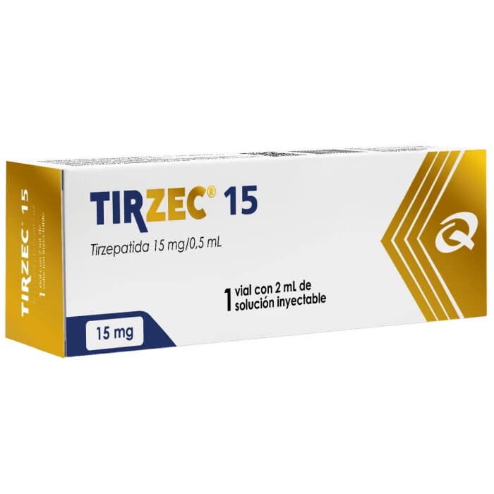Tirzec Tirzepatida 15mg — 4 Vial + Seringas